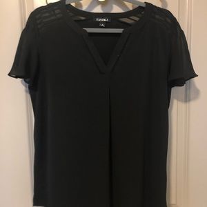 Black work blouse